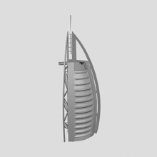 burj al arab jumeirah game transport military print free download real poly people character man woman person young body animal fantasy building 3d print model - Mito3D
