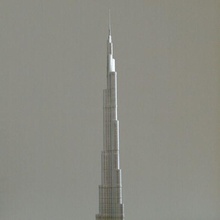 burj khalifa architecture halotbuilding contest 3d print model - Mito3D