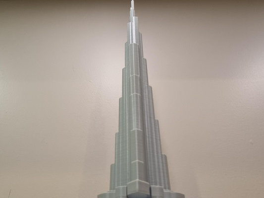 burj khalifa model architecture skyscraper landmark building dubai 3d print model - Mito3D