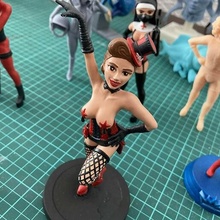 burlesque dansçı seksi kız heykel oyuncak koleksiyon 3d print model - Mito3D