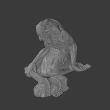 burned troll tabletop terrain roleplay pathfinder dungeons and dragons games miniatures 28mm 3d print model - Mito3D