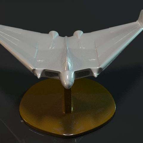 burnelli ala de vuelo 1953 juego vehículos avión aviones 3D print model - Mito3D