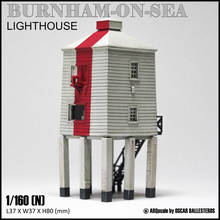 burnham-on-sea lighthouse - 1 160 scale model landmark 3d print model - Mito3D