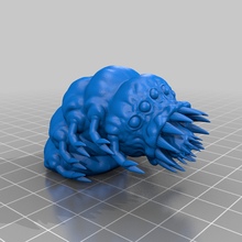 scavando verme arte creature 3d print model - Mito3D