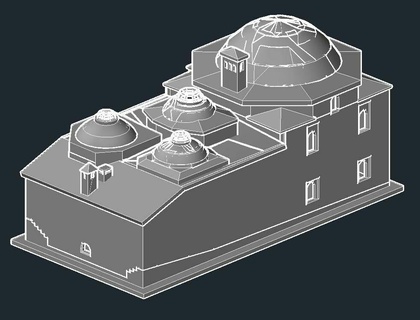Bursa bas salut pa salle bains bâtiments structures 3d print model - Mito3D