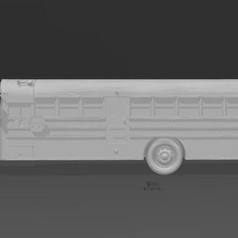 autobús camión autobus personas arquitectura juguete rancho Arte camino casa decoración colegio 3d print model - Mito3D