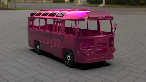 otobüs paz 672 buspaz 3d print model - Mito3D