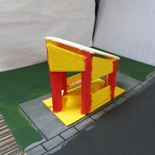 bus shelter model architecture scene 3d print model - Mito3D
