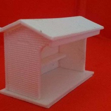 bus stop 2 - country shelter ho architecture buildings structures 3d print model - Mito3D