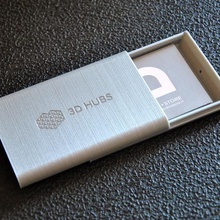 business card holder gadget 3d print model - Mito3D