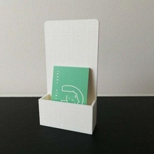 business card holder horizontal name vertical organization 3d print model - Mito3D