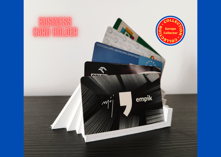 business card holder europe collector 3d print model - Mito3D