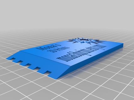iş kart buz kazıyıcı ev ofis sıra 3d print model - Mito3D