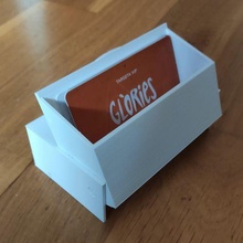 business cards display - box 3d print model - Mito3D