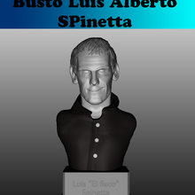 bust + matte luis alberto spinetta art mate argentine rock singer sculpture argentina 3d print model - Mito3D
