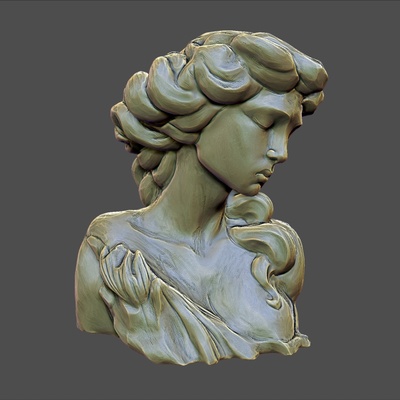 bust 3 head classic character 3d print model art interior design sculpture furniture room interior-design house architectural decoration living interior-room art modern chair 3d print model - Mito3D