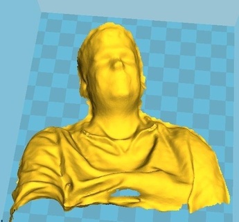 bust 3d scan scans scanning replicas 3d print model - Mito3D