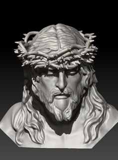 Büste Christus Demut ecija Sevilla 3d print model - Mito3D