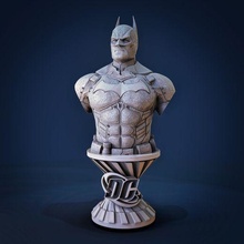 bust dc2 art dc batman superman aquaman woman movie game comic 3d print model - Mito3D