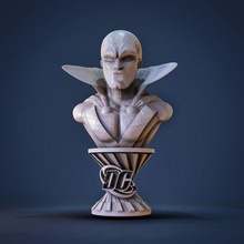 busto dc5 Arte dc batman superhombre Aquaman mujer película juego cómic 3d print model - Mito3D