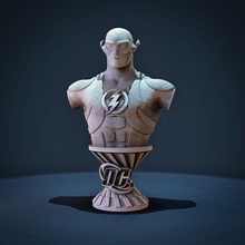 busto dc9 Arte dc batman superhombre Aquaman mujer película juego cómic 3d print model - Mito3D