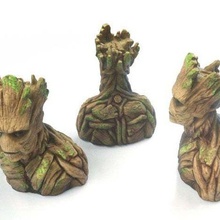 bust groot fashion marvel toy avengers figure 3d print model - Mito3D
