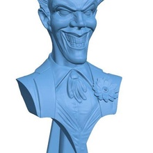 Büste Joker Lächeln 3d print model - Mito3D