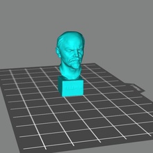 busto de lênin arquitetura do lenin pequeno 3d print model - Mito3D