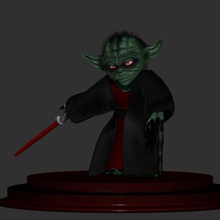 bust lord sith yoda art collection bust toy