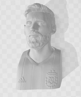 fallimento messi 3 stelle mondo campione argentina scala busti tazza 3d print model - Mito3D