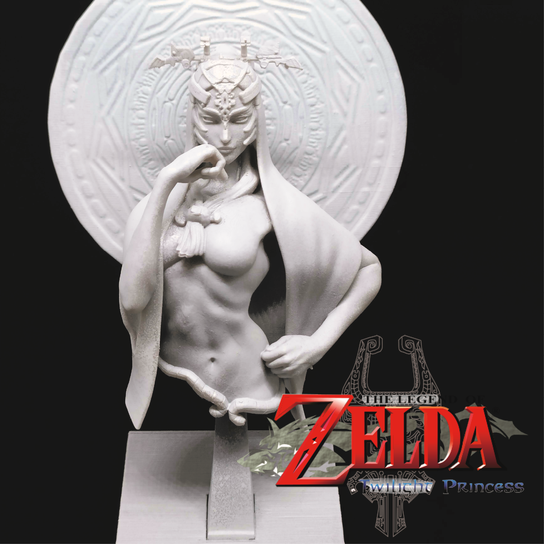 Büste Midna Legende Zelda tuailaiit Fürsten Kunst 3D print model - Mito3D