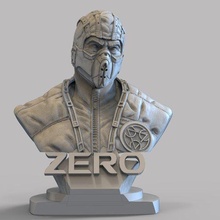 buste mortel kombat zéro libre Télécharger stl ogre marteau guerre 3d troll orc atelier jeu 3d print model - Mito3D
