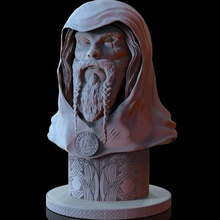 buste odin divers bustes dieux nordiques les vikings objet de collection art toy objets 3d print model - Mito3D