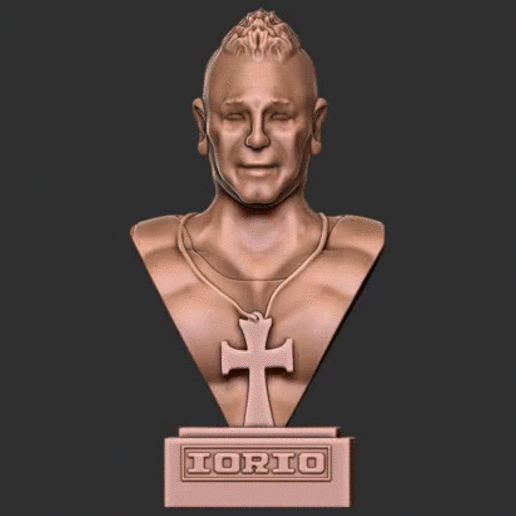 büst Ricardo Iorio baba Arjantinli metal ağır Arjantin Iory oyuncak bebek aksiyon v8 hermetik su geçirmez kale köpek Hıristiyan Argento 3D print model - Mito3D
