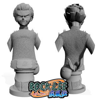 busto rock sotavento 8 puertas Arte anime trozo ventilador estatua 3dprint boruto generaciones gratis naruto Sasuke sakura respeto 3d print model - Mito3D