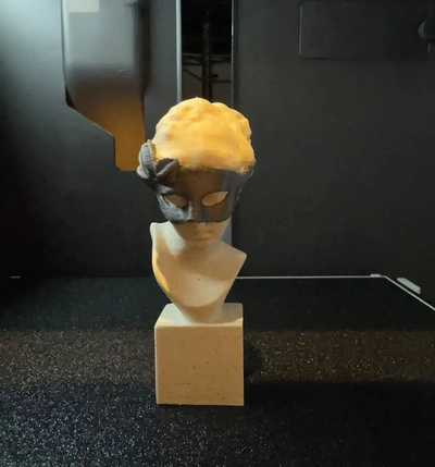 buste sculpture carnaval art décoration analyse tête décor figure portrait 3d print model - Mito3D