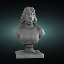 bust statue zeus ver 1 3d print model - Mito3D