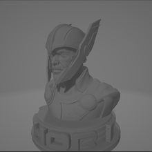 buste Ragnarok mode Thor merveille 3d print model - Mito3D