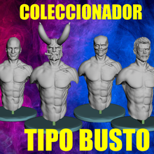 bust type collector 3d print model - Mito3D