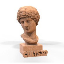 buste grec sanat dekorasyon tarama heykel homme 3d print model - Mito3D