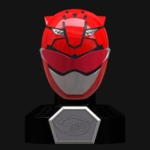 busters beast morphers mini helmet 3d print model art power rangers mmpr morpher coin mighty morphin ranger collectible miniature red 3d print model - Mito3D