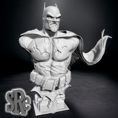 busto batman art peliculas joker el guason gratis accion movie comics dc marvel vengadores mantis drax star lord groot iron man hulk pantera negra 3d print model - Mito3D