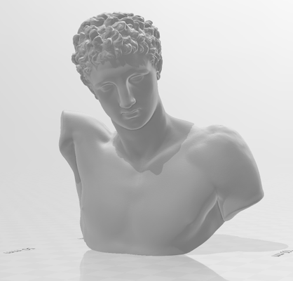 busto hermes mitologia griega dios 3d print model - Mito3D