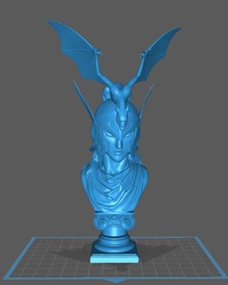 busto grande mestre Santo seiya 3d print model - Mito3D