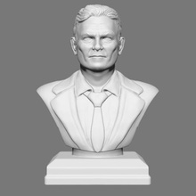 busto srgio sergio moro art umana 3d print model - Mito3D