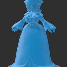 busty princess rosalina 3d print model - Mito3D