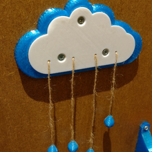 busy board rain cloud 3d print model - Mito3D