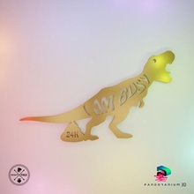 busy dinosaur pooping 24k shit 3d ornament i am poop 3d print model - Mito3D