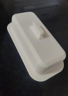 mantequilla plato artilugio cubierta carcasa funda 3d print model - Mito3D