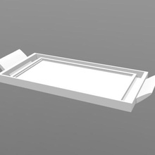 la mantequilla bandeja casa tableta chiller 3d print model - Mito3D